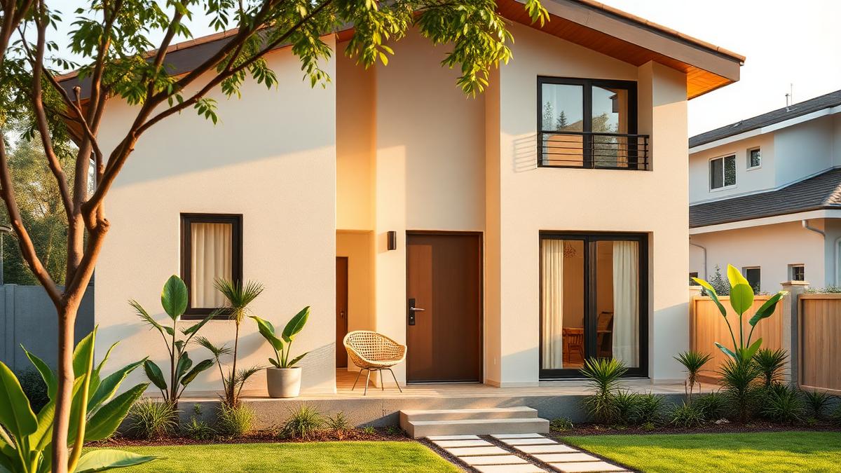 Casa residencial protegida por Seguro Residencial em bairro tranquilo